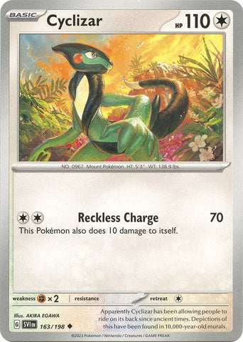 Cyclizar 163/198 (SV01: Scarlet & Violet Base Set) 