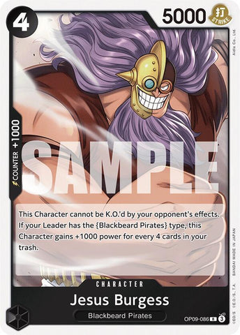 Jesus Burgess OP09-086 (Emperors in the New World)  - Foil