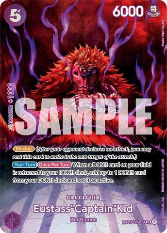 Eustass"Captain"Kid OP05-074 (500 Years in the Future)  - Foil