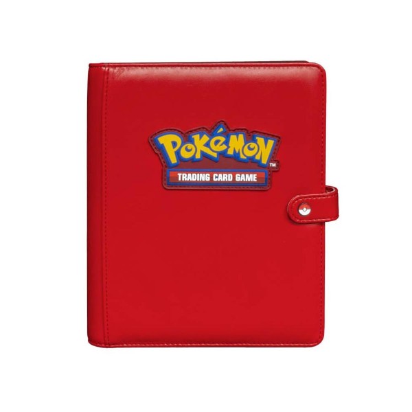 Pokemon - TCG - ULTRA PRO Premium Red Snap 4 Pocket Binder