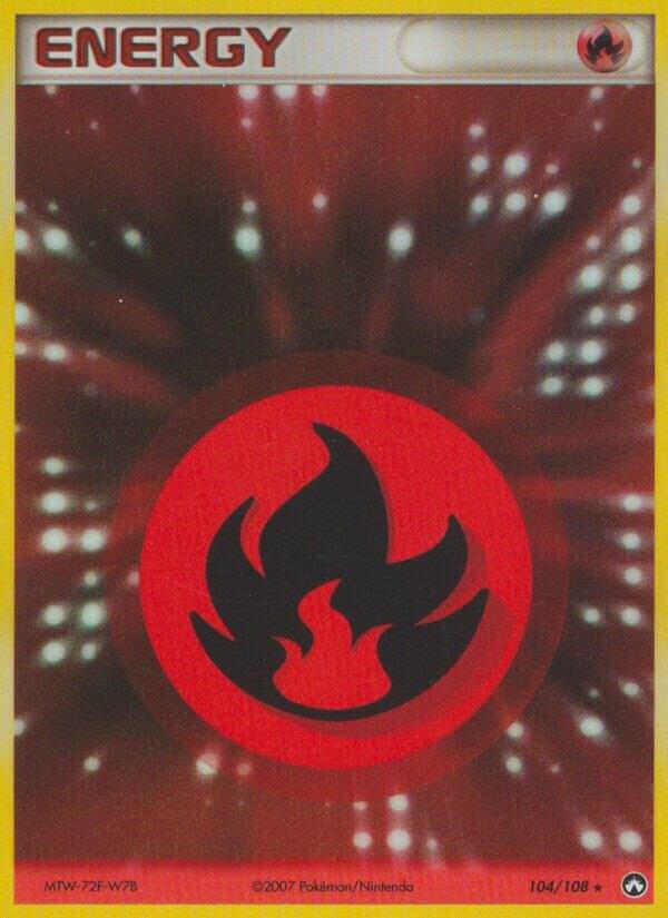 Fire Energy 104/108 (Power Keepers)  - Holofoil