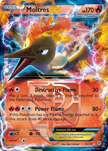 Moltres EX Team Plasma 14/135 (Plasma Storm)  - Holofoil