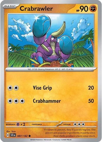 Crabrawler 087/142 (SV07: Stellar Crown) 