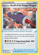 Single Strike Scroll of the Fanged Dragon 158/203 (SWSH07: Evolving Skies) 