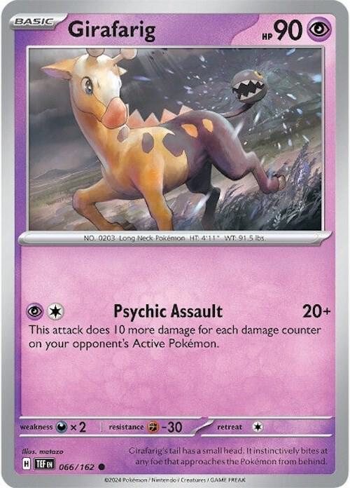 Girafarig 066/162 (SV05: Temporal Forces)  - Reverse Holofoil