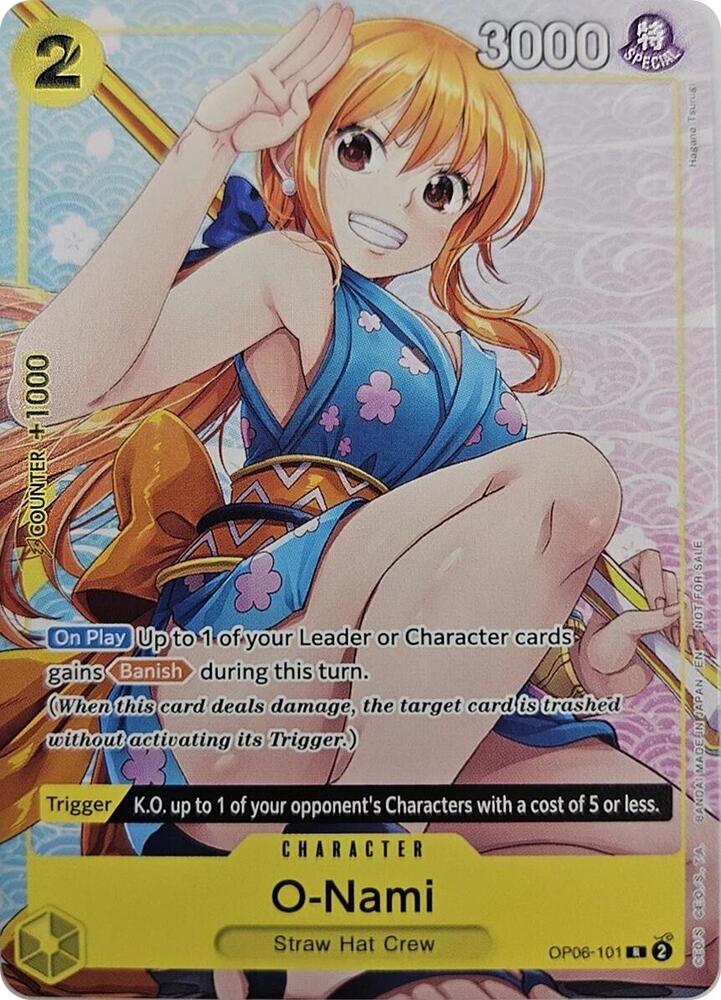 O-Nami (Welcome Pack Vol.2) OP06-101 (One Piece Promotion Cards) 