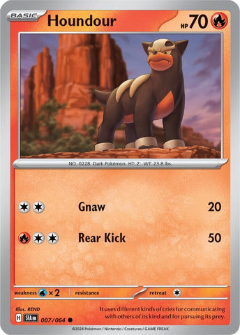Houndour 007/064 (SV: Shrouded Fable) 