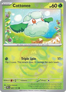 Cottonee Master Ball Pattern 007/131 (SV: Prismatic Evolutions)  - Master Ball Holofoil
