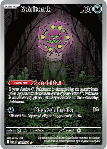 Spiritomb 148/132 (ME01: Mega Evolution)  - Holofoil