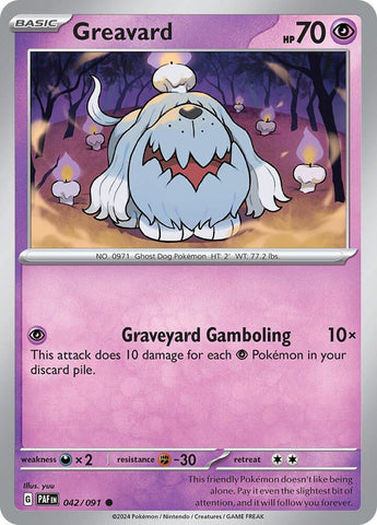 Greavard 042/091 (SV: Paldean Fates) 