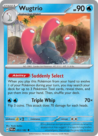 Wugtrio 053/182 (SV04: Paradox Rift) 
