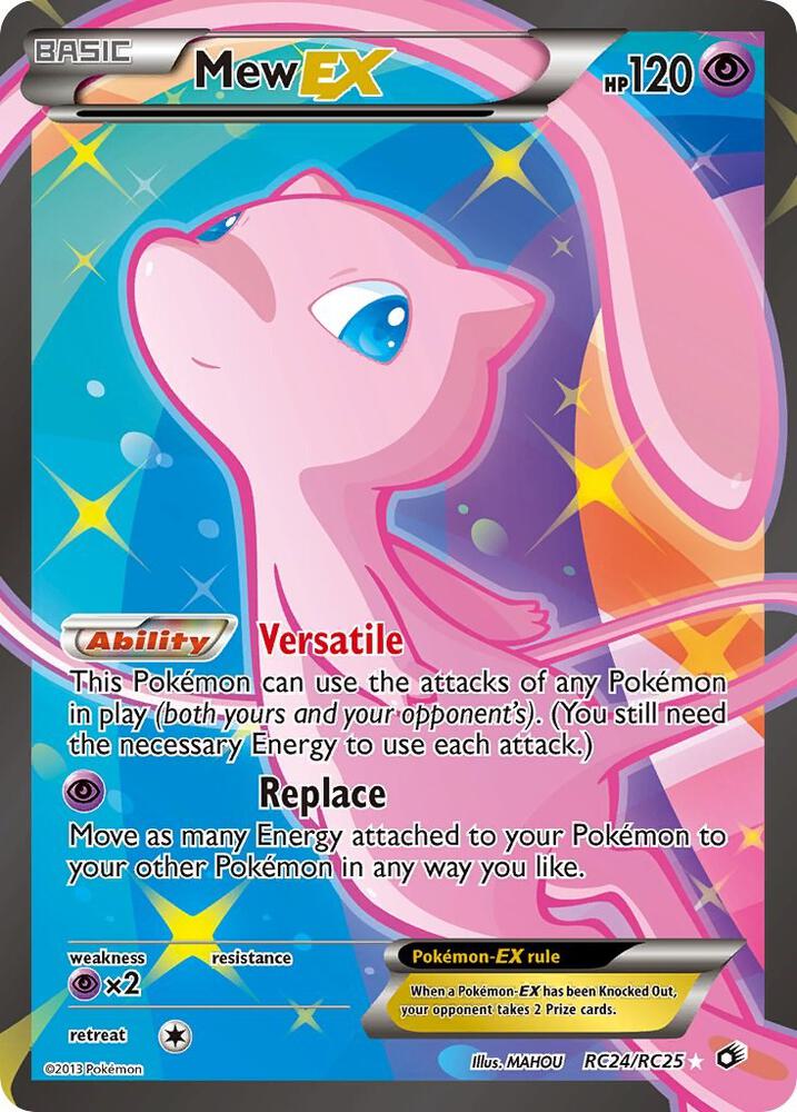 Mew EX RC24/RC25 (Legendary Treasures: Radiant Collection)  - Holofoil