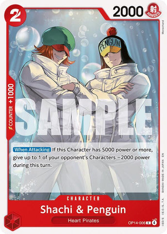 Shachi & Penguin OP14-006 (The Azure Sea's Seven) 
