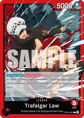 Trafalgar Law OP14-001 (The Azure Sea's Seven) 