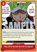 I Have a Plan to Take Down One of the Four Emperors!! OP14-019 (The Azure Sea's Seven) 