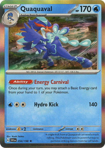 Quaquaval 054/198 (SV01: Scarlet & Violet Base Set)  - Holofoil