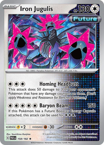Iron Jugulis 158/182 (SV04: Paradox Rift)  - Holofoil