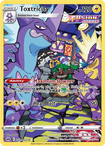 Toxtricity GG09/GG70 (Crown Zenith: Galarian Gallery)  - Holofoil