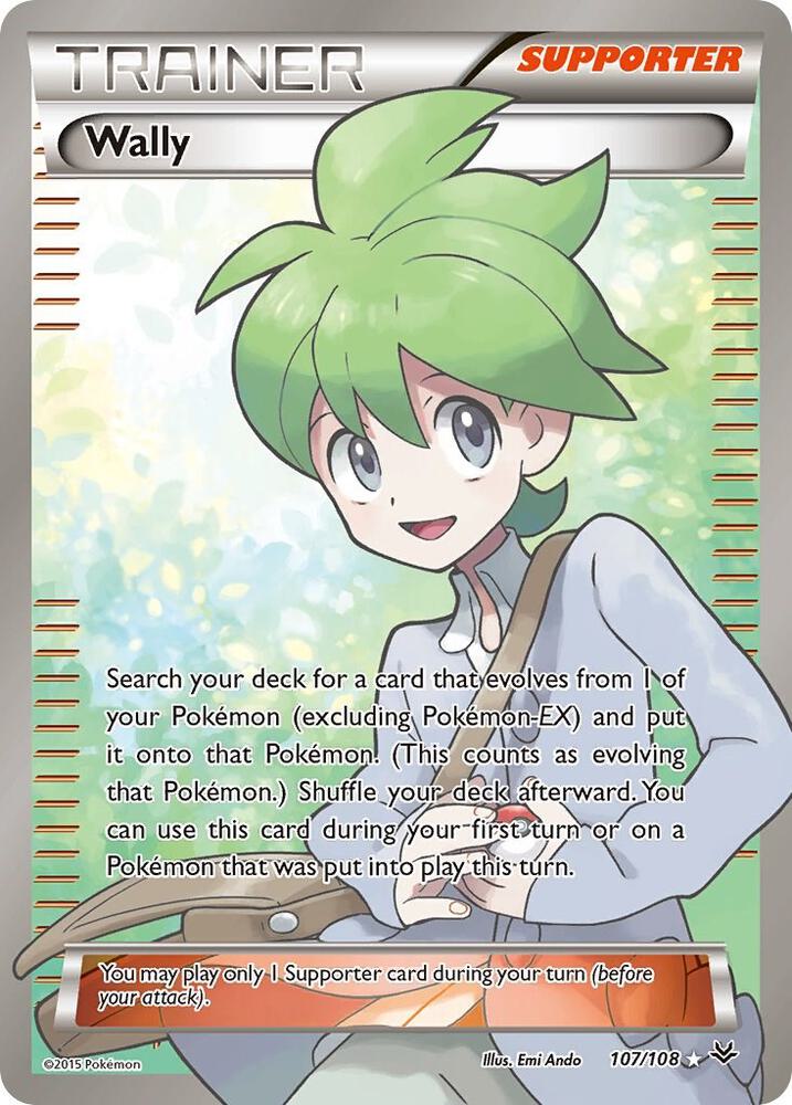Wally 107/108 (XY - Roaring Skies)  - Holofoil