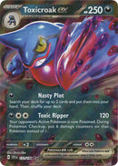 Toxicroak ex 131/198 (SV01: Scarlet & Violet Base Set)  - Holofoil