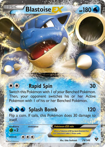 Blastoise EX 029/146 (XY Base Set)  - Holofoil