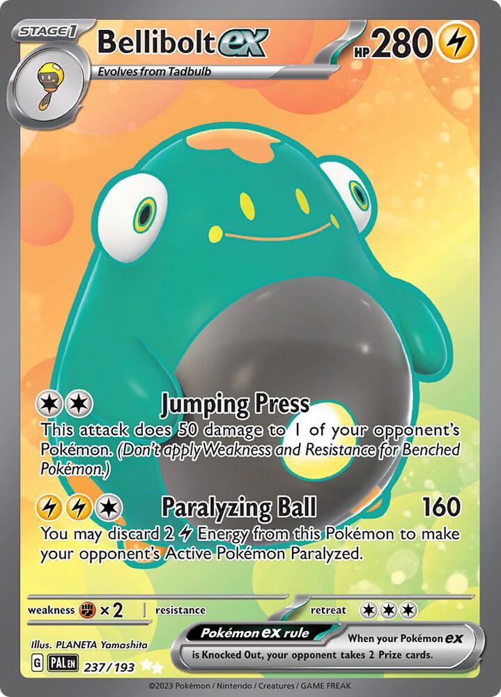Bellibolt ex 237/193 (SV02: Paldea Evolved)  - Holofoil