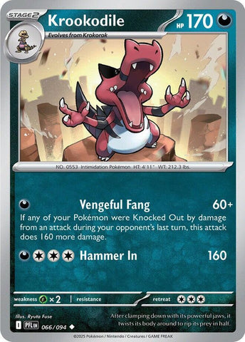 Krookodile 066/094 (ME02: Phantasmal Flames) 