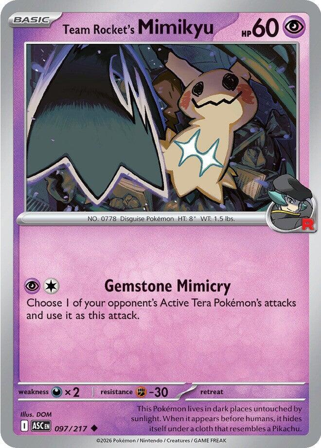 Team Rocket's Mimikyu 097/217 (ME: Ascended Heroes) 
