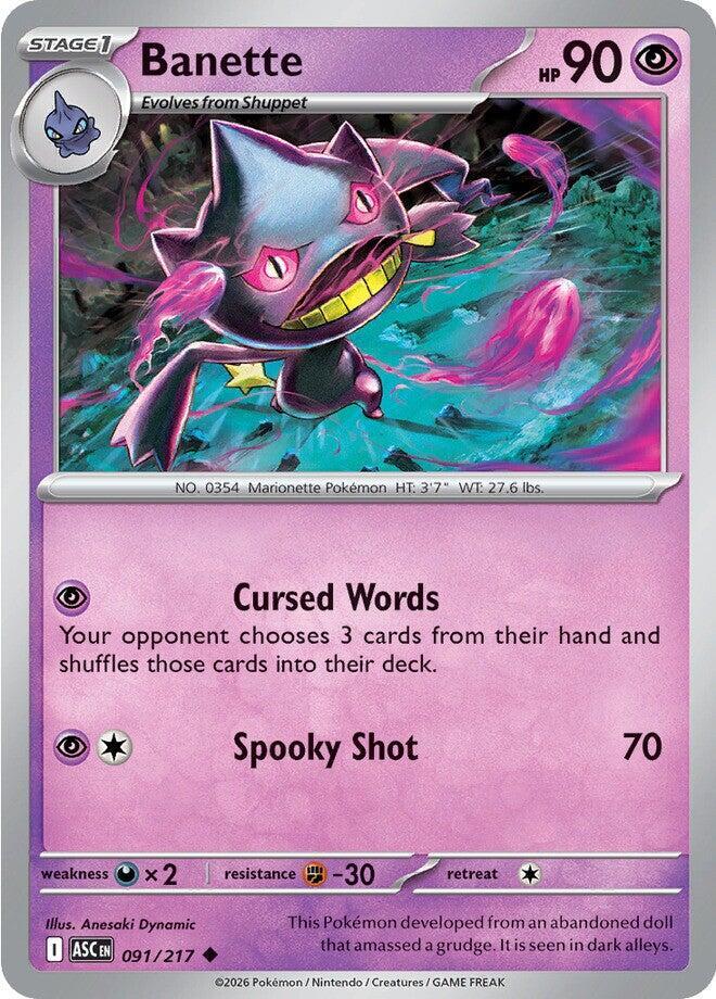 Banette 091/217 (ME: Ascended Heroes) 
