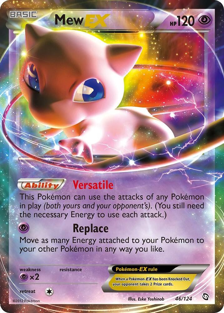 Mew EX 46/124 (Dragons Exalted)  - Holofoil