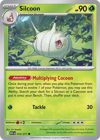 Silcoon 012/217 (ME: Ascended Heroes) 