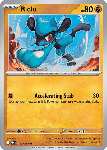 Riolu 112/217 (ME: Ascended Heroes) 