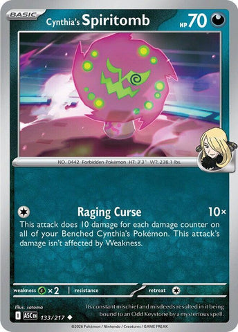 Cynthia's Spiritomb 133/217 (ME: Ascended Heroes) 