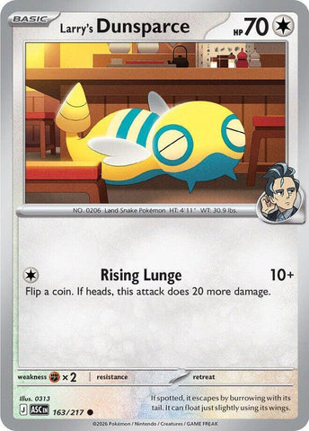 Larry's Dunsparce 163/217 (ME: Ascended Heroes) 