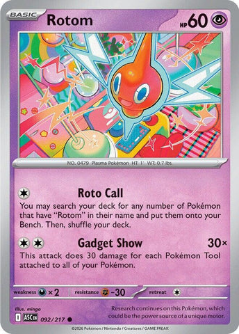 Rotom 092/217 (ME: Ascended Heroes) 