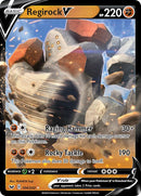 Regirock V 104/202 (SWSH01: Sword & Shield Base Set)  - Holofoil