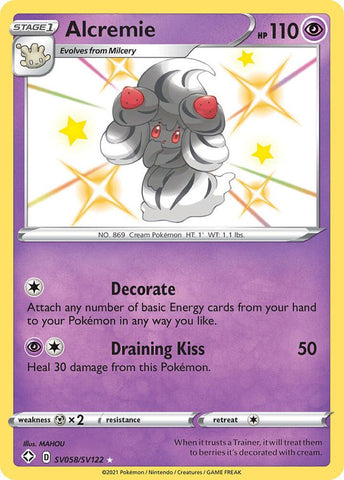 Alcremie SV058/SV122 (Shining Fates: Shiny Vault)  - Holofoil