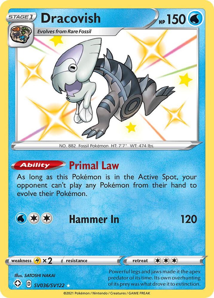 Dracovish SV036/SV122 (Shining Fates: Shiny Vault)  - Holofoil
