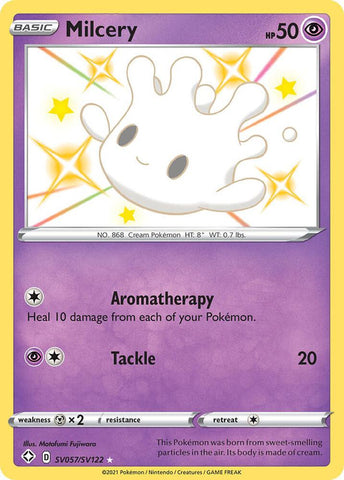 Milcery SV057/SV122 (Shining Fates: Shiny Vault)  - Holofoil