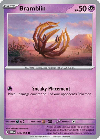Bramblin 046/094 (ME02: Phantasmal Flames)  - Reverse Holofoil