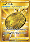 Heros Medal Secret 201/185 (SWSH04: Vivid Voltage)  - Holofoil