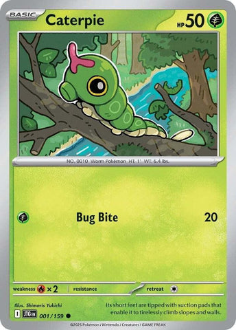 Caterpie 001/159 (SV09: Journey Together) 