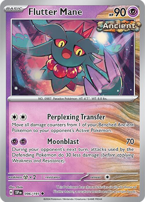 Flutter Mane 096/191 (SV08: Surging Sparks)  - Reverse Holofoil