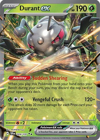 Durant ex 004/191 (SV08: Surging Sparks)  - Holofoil