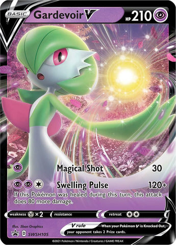 Gardevoir V SWSH105 (SWSH: Sword & Shield Promo Cards)  - Holofoil