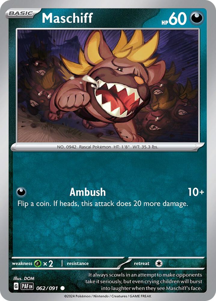 Maschiff 062/091 (SV: Paldean Fates) 