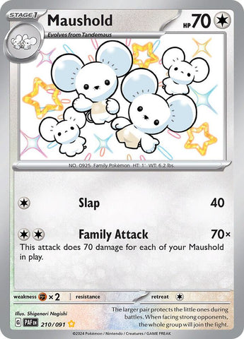 Maushold 210/091 (SV: Paldean Fates)  - Holofoil