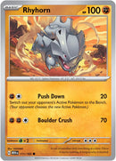 Rhyhorn 111/165 (SV: Scarlet & Violet 151) 