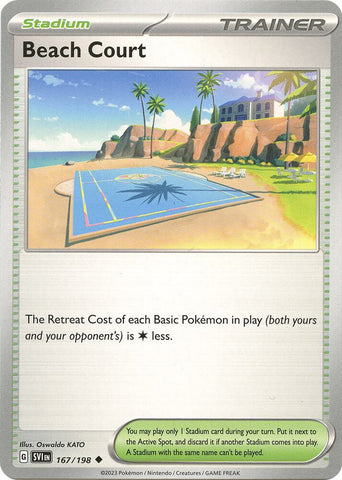 Beach Court 167/198 (SV01: Scarlet & Violet Base Set) 