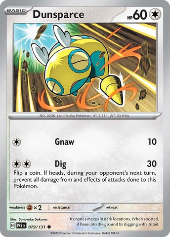 Dunsparce 079/131 (SV: Prismatic Evolutions) 